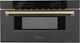 ZLINE Autograph Edition 1.2 Cu. Ft. Black Stainless Steel Microwave Drawer -0