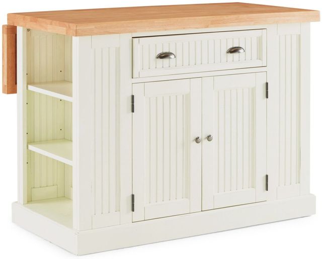 homestyles® Nantucket Off-White Kitchen Island-0