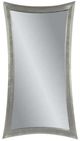 Bassett Mirror Hour-Glass Silver Leaf Wall Mirror-0