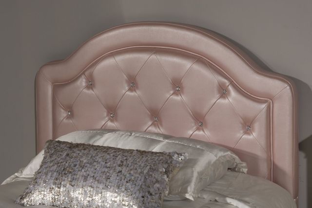 HH2 Home Karley Embossed Pink Full Faux Leather Headboard-3