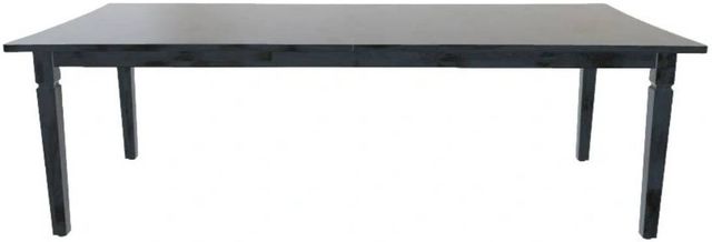 Mavin Customizable 48" x 72" Concave Extendable Dining Table with 2 Leaves-1