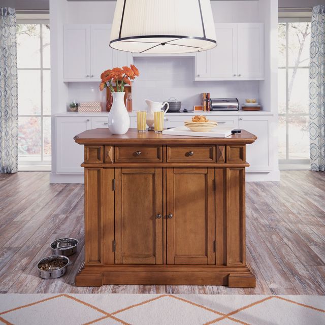 homestyles® Americana Brown Kitchen Island-1