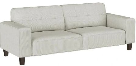 Coaster® Deerhurst 2-piece Greige Upholstered Track Arm Sofa Set-1