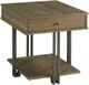 Hammary® Saddletree-Hamilton Brown Drawer End Table-0