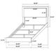 Coaster® Marceline White Full Panel Bed-3