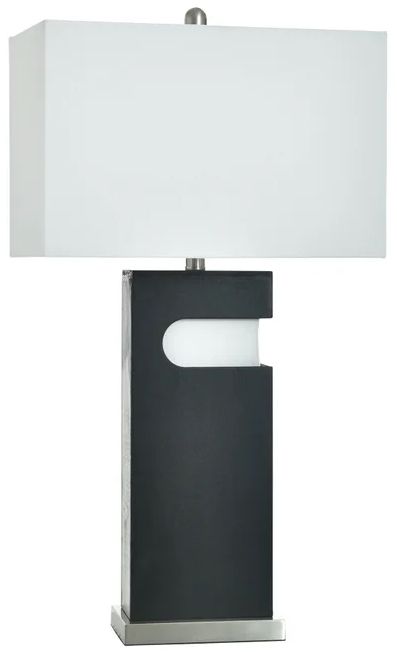 Stylecraft Kimono Black Table Lamp-0