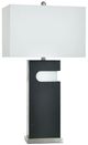 Stylecraft Kimono Black Table Lamp-0