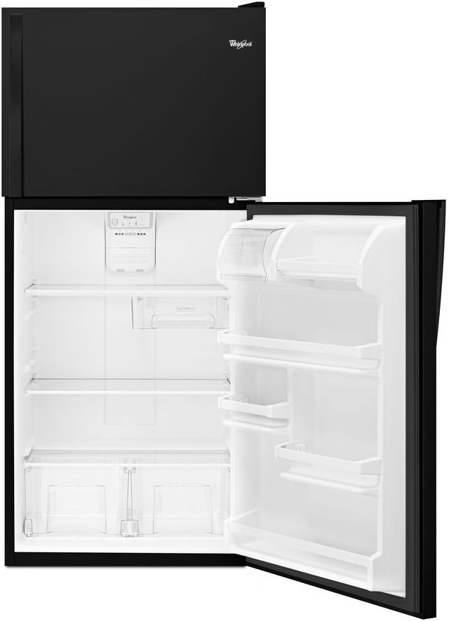 Whirlpool® 30 in. 18.2 Cu. Ft. Black Top Freezer Refrigerator-7
