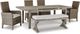 Signature Design by Ashley® Beach Front Beige Outdoor 42" Dining Table-3