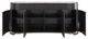 Caracole® Glace Classic Almost Black/Polished Silver Sideboard -3