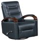 Homelegance® Margot Dark Blue Manual Swivel Glider Reclining Chair-0