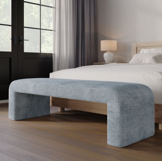 Jofran Inc. Sophia Blue Large Bench-1