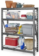 Gladiator® Hammered Granite 60" Wide Heavy Duty Rack with Four 18" Deep Shelves-1