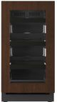 U-Line® Seamless Collection 18" 3.5 Cu. Ft. Panel Ready Refrigerator with Glass Door-0