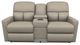 La-Z-Boy® Hawthorn Dove Power Reclining Loveseat with Console and Headrest-1