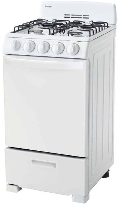 Danby® 20" White Freestanding Gas Range-2