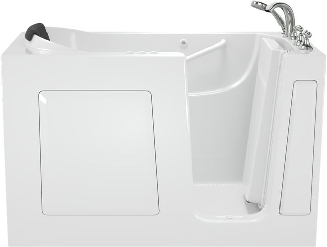American Standard Premium Series White Alcove Walk-In Combination Bathtub-0