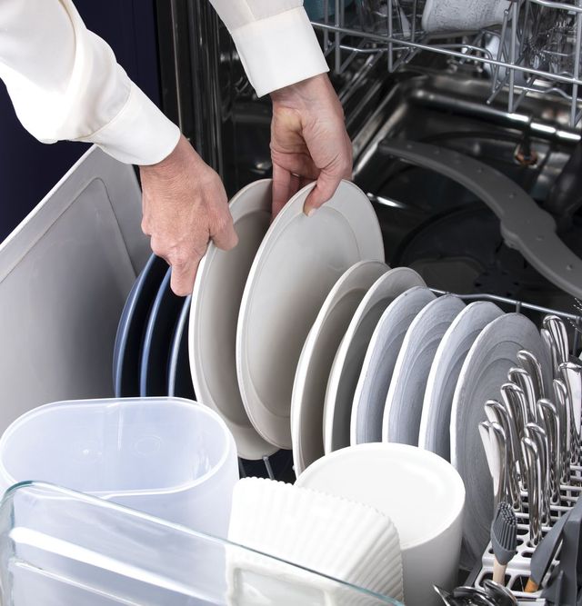 Open GE Dishwasher