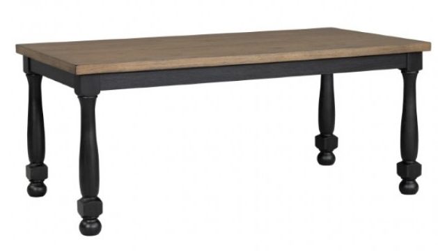 Furniture of America® Neue Mills 7-Piece Black Dining Table Set-3