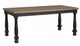 Furniture of America® Neue Mills 7-Piece Black Dining Table Set-3
