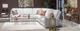 Magnussen Home® Lorena Glass Top Rectangular Sofa Table with Burnished Brass Base-1