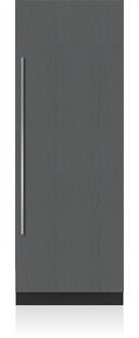 Front view of the Sub-Zero® Designer Series 30 in. 17.5 Cu. Ft. Panel Ready Counter Depth Column Refrigerator