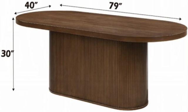 ACME Furniture Gamarya Dark Oak Dining Table-2