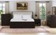 Elements International Sylvie 3-Piece Dark Brown King Bedroom Set-1