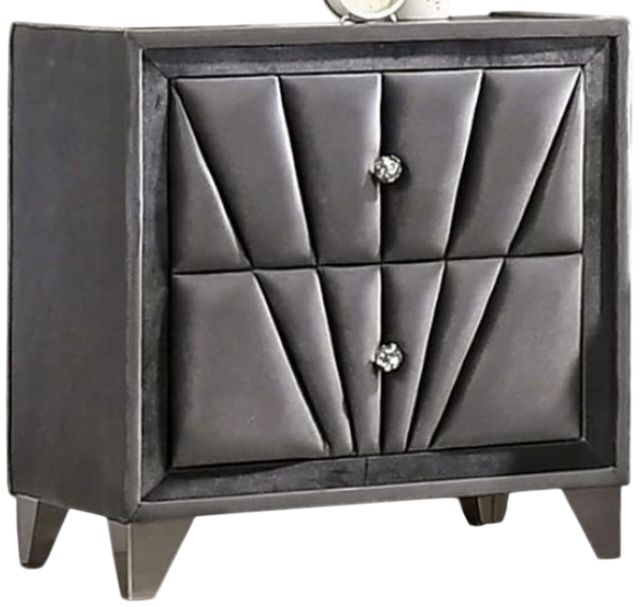 Furniture of America® Carissa Gray Nightstand-0