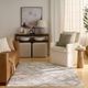 Nourison Home™ Dekor DEK05 Ivory Taupe 5'x7' Style 3 Area Rug-1