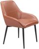 Zuo® Modern Vila Brown Dining Side Chair-0