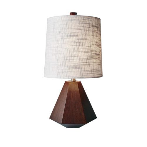 Adesso® Grayson Walnut Table Lamp-0
