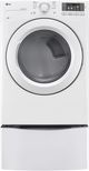 LG Front Load Electric Dryer-White-0
