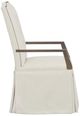 Fairfield® Customizable Dining Entree Empire 23" Tall Button Back Arm Chair-2