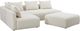 TOV Furniture Hangover 4-Piece Cream Performance Boucle Modular Chaise Sectional-4