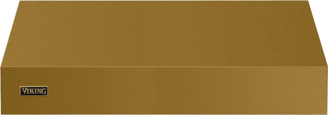 Viking 5 Series 36" Golden Hour Wall Mounted Range Hood with Brushed Brass Trim and Ventilator-0