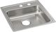Elkay Lustertone® Classic Lustrous Satin 19-1/2" x 19" x 5" MR2-Hole Single Bowl Drop-In ADA Sink-0