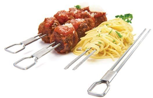 Broil King® Dual Prong Skewer Set-Stainless Steel-1