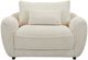 Parker House® Utopia Mega Ivory Chair and A Half with Lumbar Pillow-1