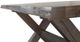 Bassett® Furniture Customizable BenchMade Crossbuck 90" Live Edge Dining Table-3