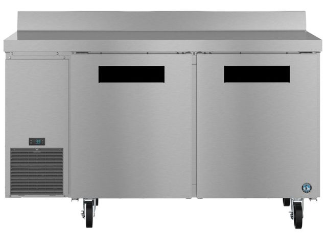 Hoshizaki Steelheart® 60" 17.2 Cu. Ft. Stainless Steel Two Section Worktop Side Mount Refrigerator-0