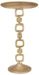 Currey & Company Jussi Gold Drinks Table-0