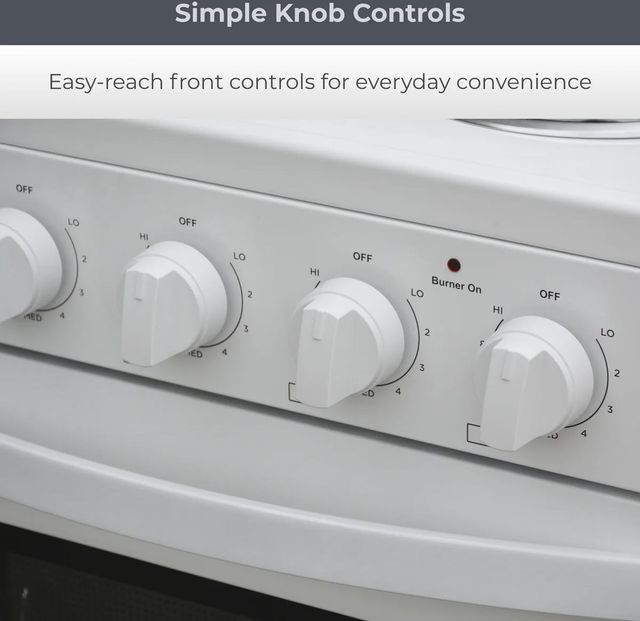 Kenmore® 24" White Freestanding Electric Range-3