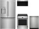 Electrolux 4 Piece Stainless Steel Induction Kitchen Appliance Package-0