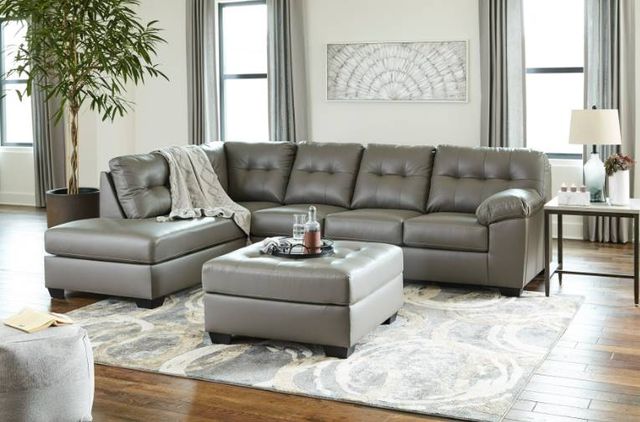 Signature Design by Ashley® Donlen 2-Piece Gray Living Room Set-3