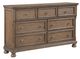 Homelegance® Bethel Antique Brown Dresser-0