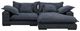Moe's Home Collection Daydream 2-Piece Slate Blue L-Shaped Sectional Sofa and Chaise-1