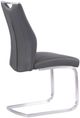 Armen Living Bravo 2-Piece Gray Dining Chair-3