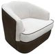 International Furniture Direct Tumbi Walnut Brown Chair-0