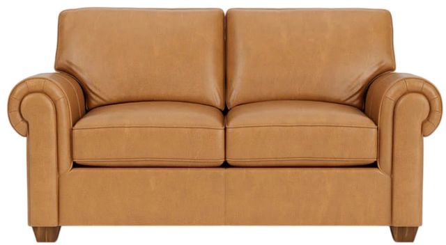 Flexsteel® Customizable Carson Leather 70" Loveseat-3